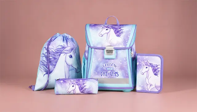 Einhorn Schulranzen Set für den Schulstart Einhorn Schulranzen Set für den Schulstart