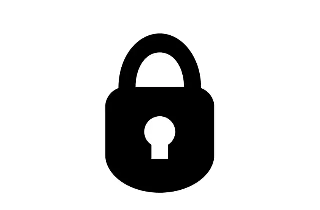 Ikona kłódki symbolizująca bezpieczeństwo hasła