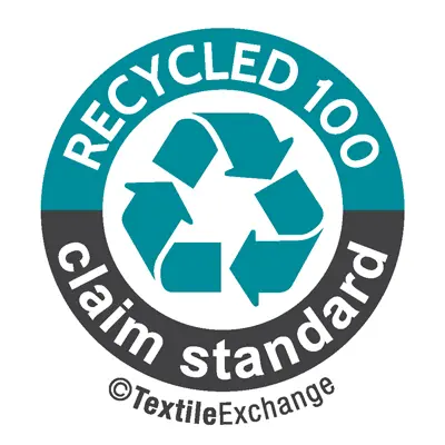RCS 100 Siegel – Kennzeichnung für Produkte mit 100 % recyceltem Material