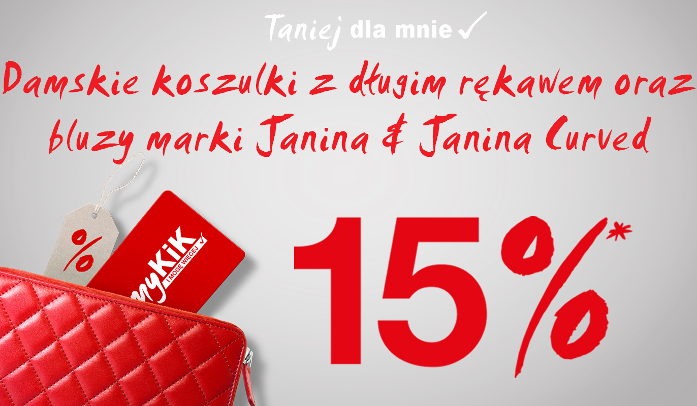 Damskie koszulki z długim rękawem oraz bluzy marki Janina & Janina Curved