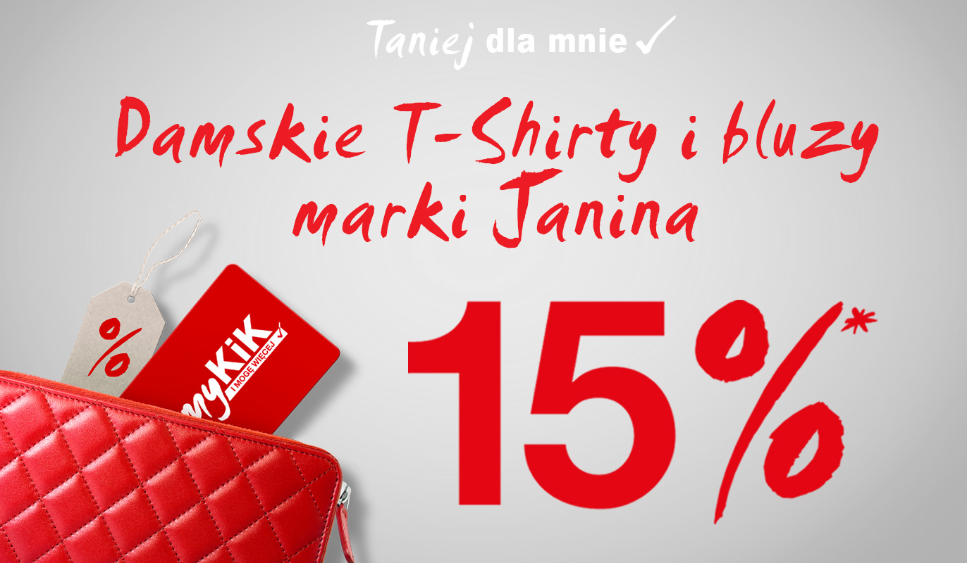 Damskie T-Shirty i bluzy marki Janina
